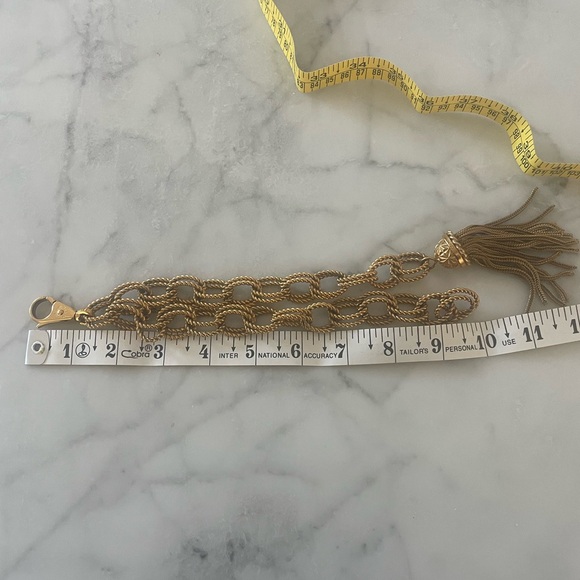 Stunning Y2K Brass Chain Link Dolce & Gabbana Bracelet - Picture 9 of 9